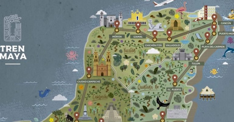Mayan Riviera Train Le train maya est un projet de développement économique et de tourisme